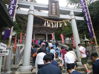 9月25日　金華山黄金山神社　例大祭始まる