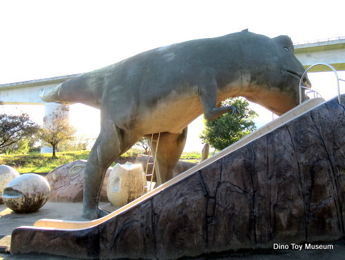 双葉水辺公園のティラノサウルス　ふたばちゃん