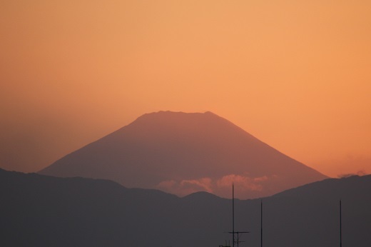 台風一過の富士山２
