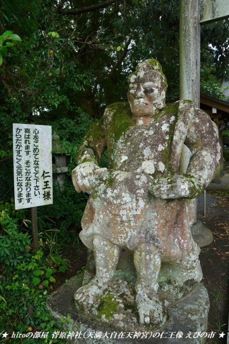 hiroの部屋　菅原神社（天満大自在天神宮）の仁王像
