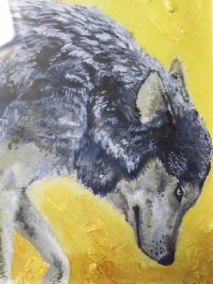 秋田 イラスト オオカミ ぶすだけ日記 秋田で絵を描く