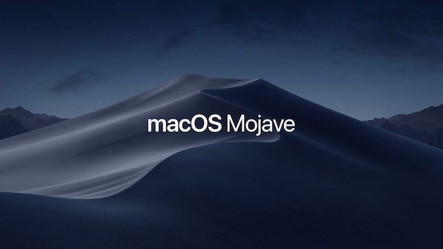 macOS Mojave Dark