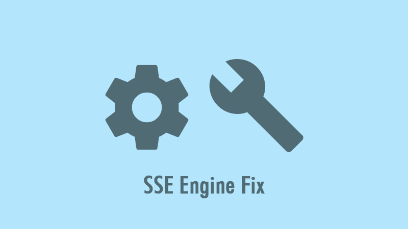 SSE Engine Fixes