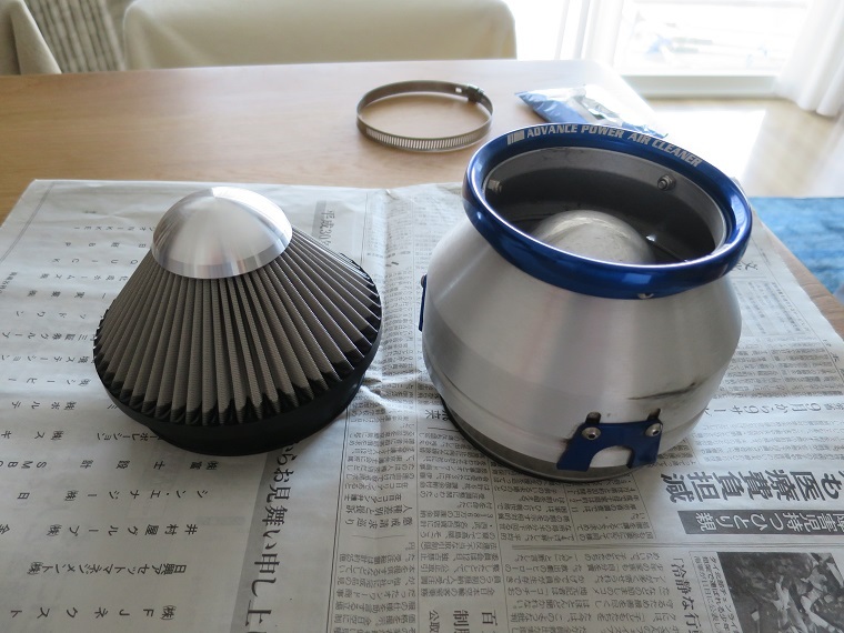 BLITZ ADVANCE POWER AIR CLEANER フィルター交換 | そうてんの趣味日和