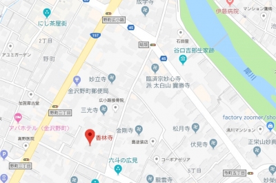 香林寺地図